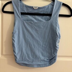 Garage Light Blue Square Neck Tank Top